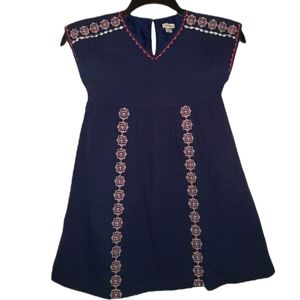 M Lucky Brand embroidered tunic top